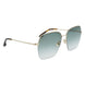 Victoria Beckham Gold Metal Sunglasses