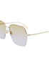 Victoria Beckham Gold Metal Sunglasses