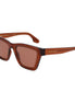 Victoria Beckham Brown Injected Sunglasses