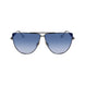 Victoria Beckham Blue Metal Sunglasses