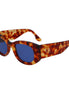 Victoria Beckham Brown Acetate Sunglasses