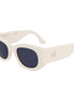 Victoria Beckham Gray Acetate Sunglasses