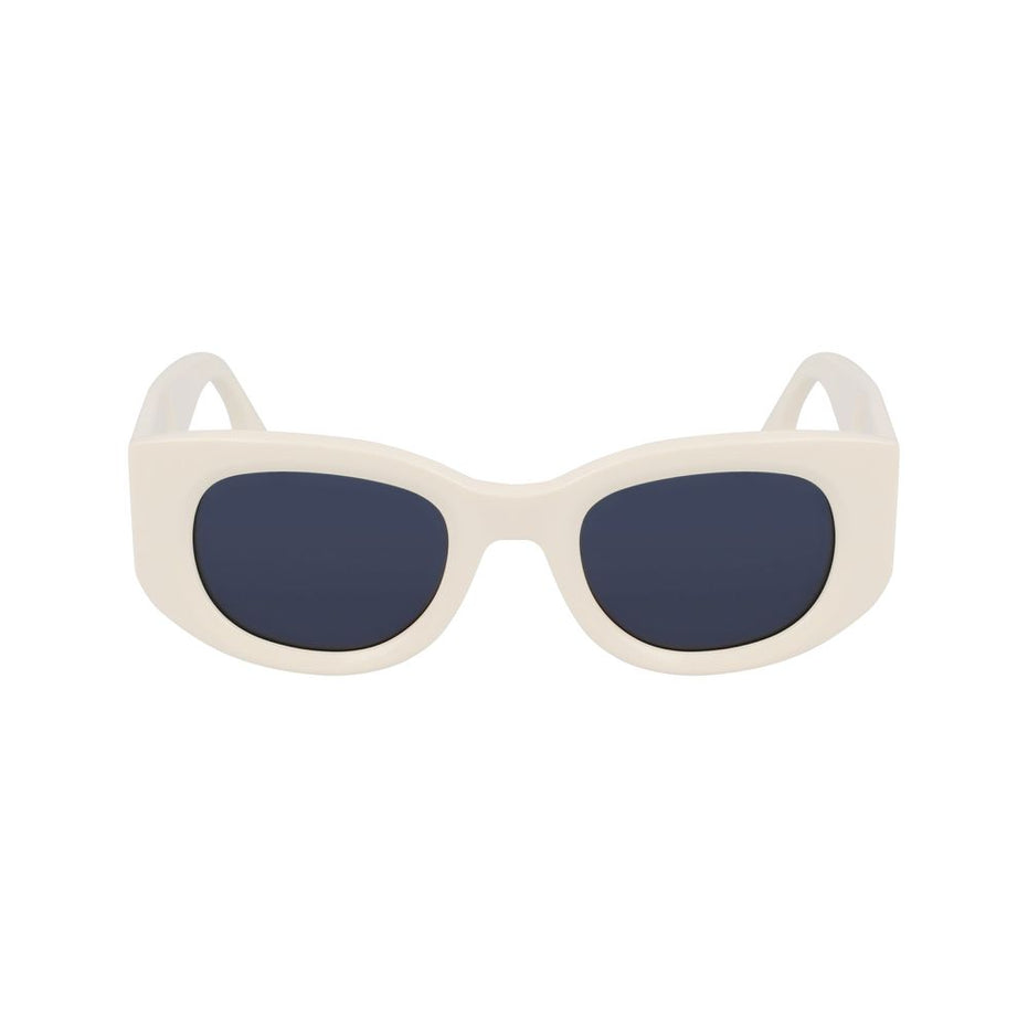 Victoria Beckham Gray Acetate Sunglasses