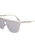 Victoria Beckham Gray Metal Sunglasses