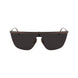 Victoria Beckham Gray Metal Sunglasses