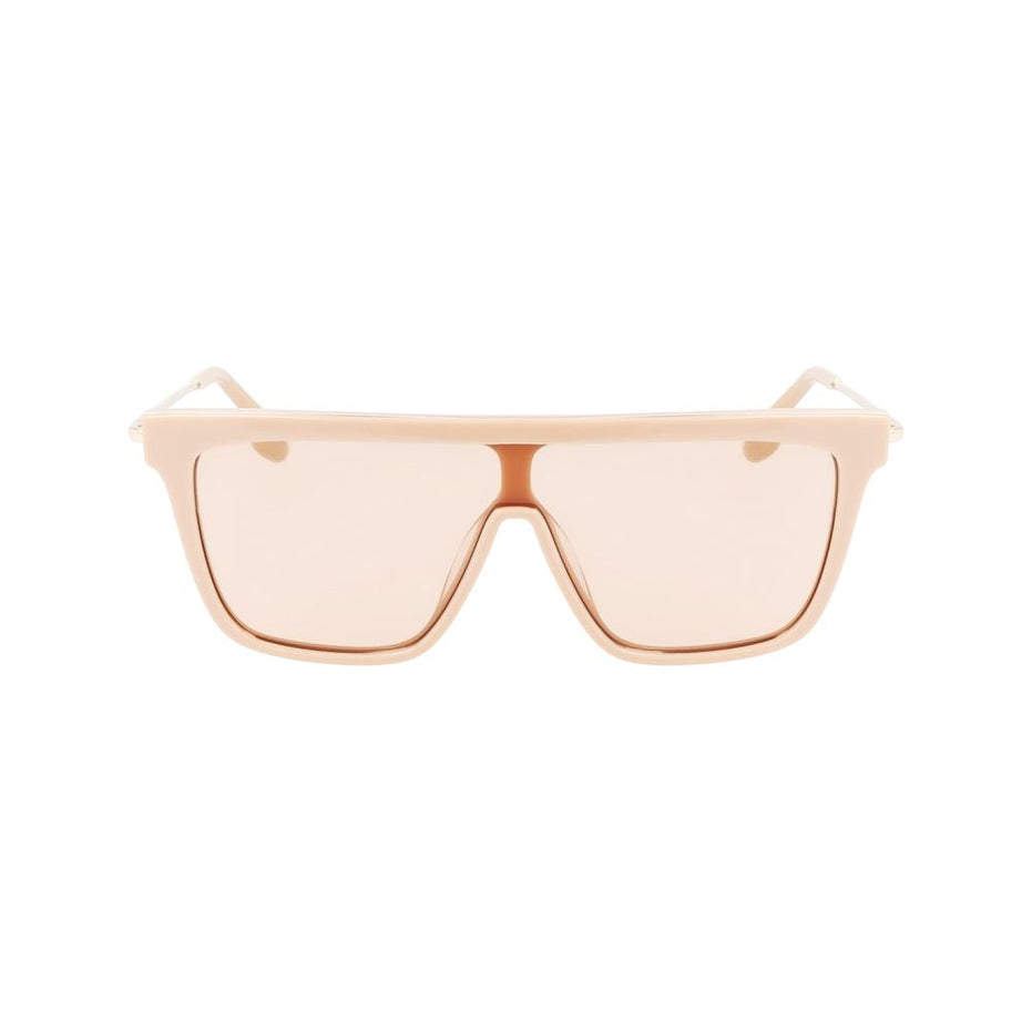 Victoria Beckham Beige Acetate Sunglasses
