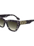 Victoria Beckham Black Acetate Sunglasses