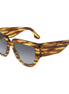 Victoria Beckham Brown Acetate Sunglasses