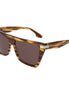 Victoria Beckham Brown Acetate Sunglasses