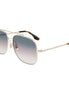 Victoria Beckham Gold Metal Sunglasses