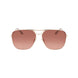 Victoria Beckham Gold Metal Sunglasses