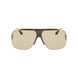 Victoria Beckham Brown Acetate Sunglasses