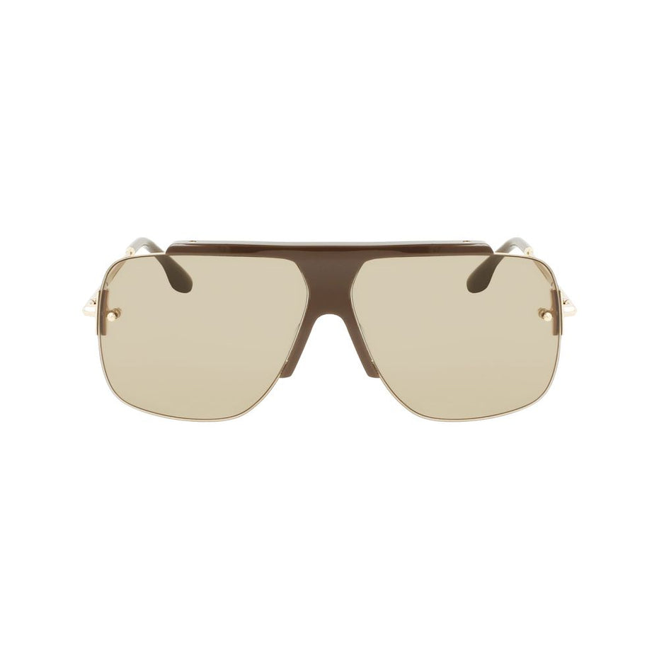 Victoria Beckham Brown Acetate Sunglasses