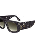 Victoria Beckham Black Acetate Sunglasses