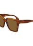 Victoria Beckham Brown Acetate Sunglasses