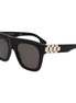 Victoria Beckham Black Acetate Sunglasses