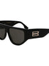 Victoria Beckham Black Acetate Sunglasses