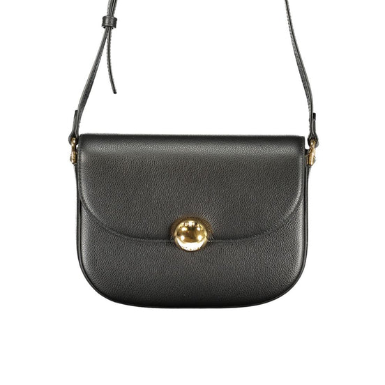 Γυναικεία τσάντα Furla crossbody από μαύρο δέρμα