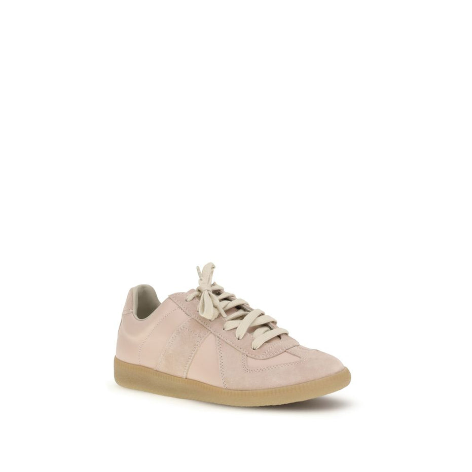 Maison Margiela Πολύχρωμα Δερμάτινα Μοσχαρίσια Χαμηλά Αθλητικά Παπούτσια Bos Taurus