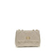 Tory Burch Beige Calf Leather Bos Taurus Shoulder Bag