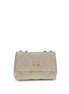 Tory Burch Beige Calf Leather Bos Taurus Shoulder Bag