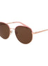 Ted Baker Rose Gold Metal Sunglasses