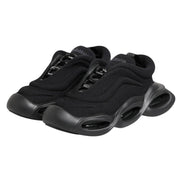 Dolce & Gabbana Black Slip On Low Top Wave Sneakers Shoes