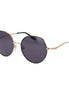 Trussardi Black Metal Sunglasses